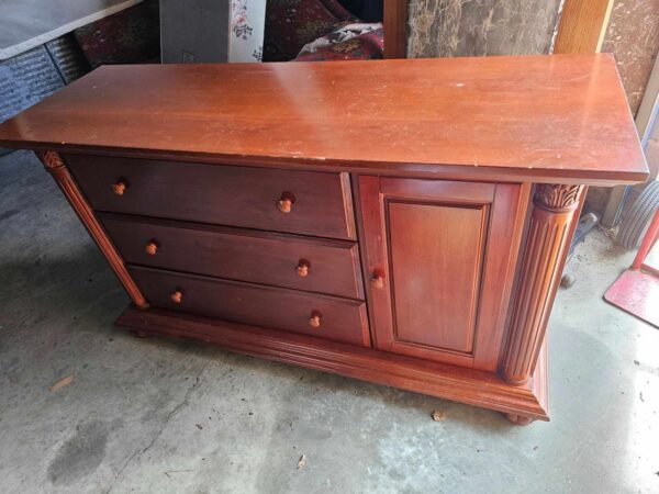 Brown Dresser with Door